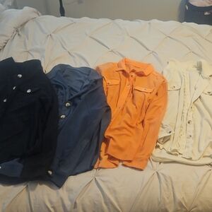 Colorful Button-Up Shirts Collection